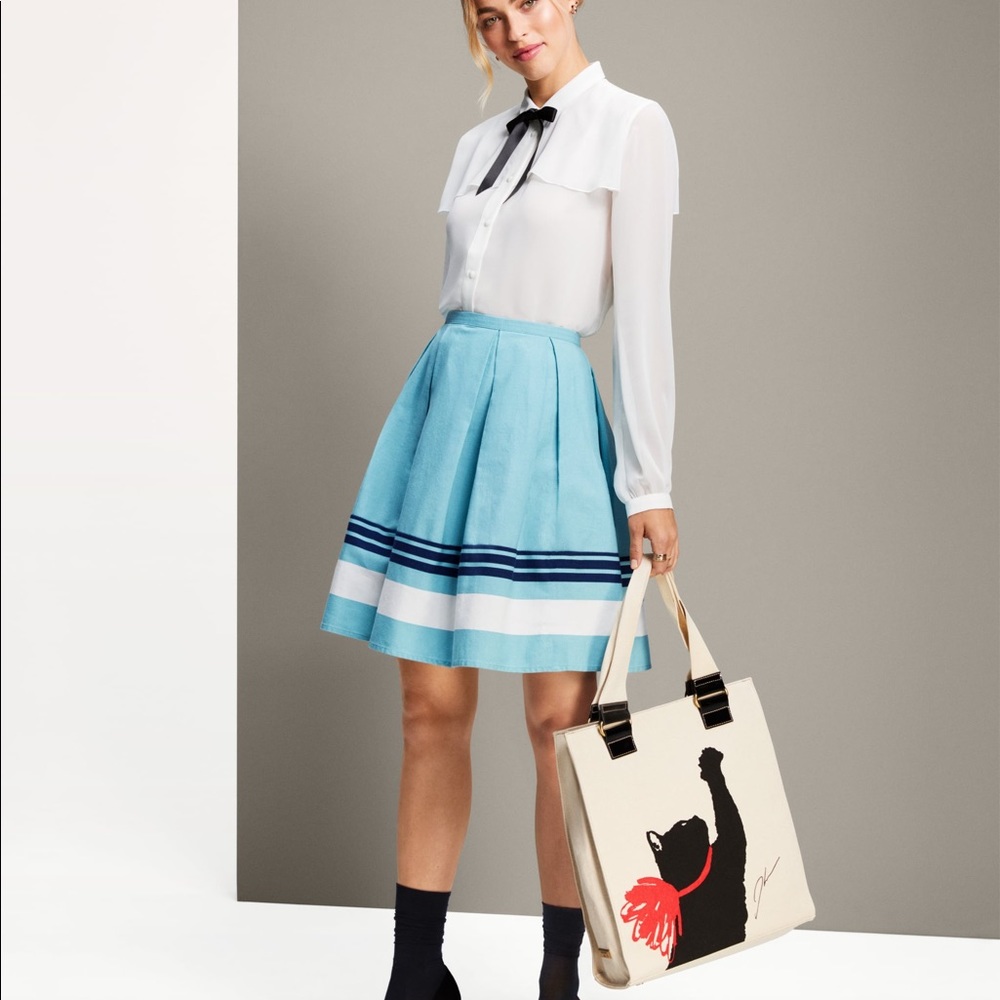 Jason Wu Target Long-Sleeve Collared Ribbon-Blouse
